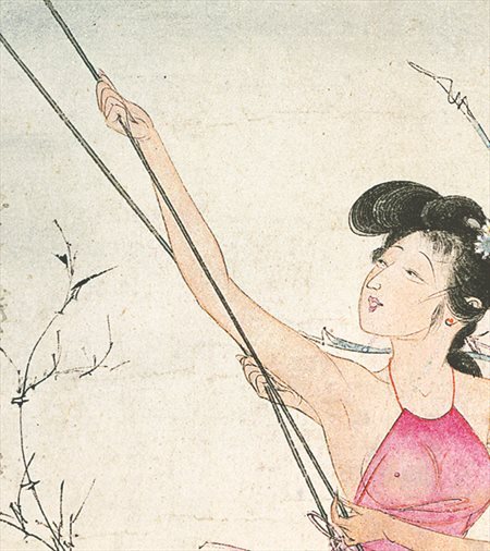 濉溪-胡也佛的仕女画和最知名的金瓶梅秘戏图